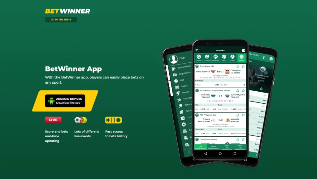 Betwinner Download for Android (APK)